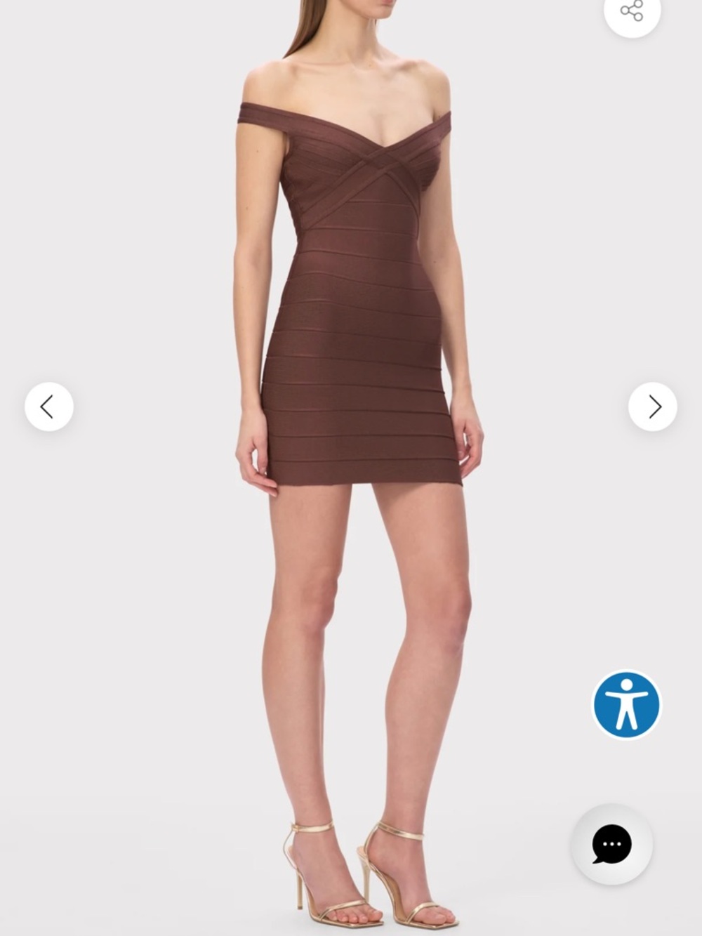 Herve Leger Rachel Bandage Mini Dress - Picture 2 of 5